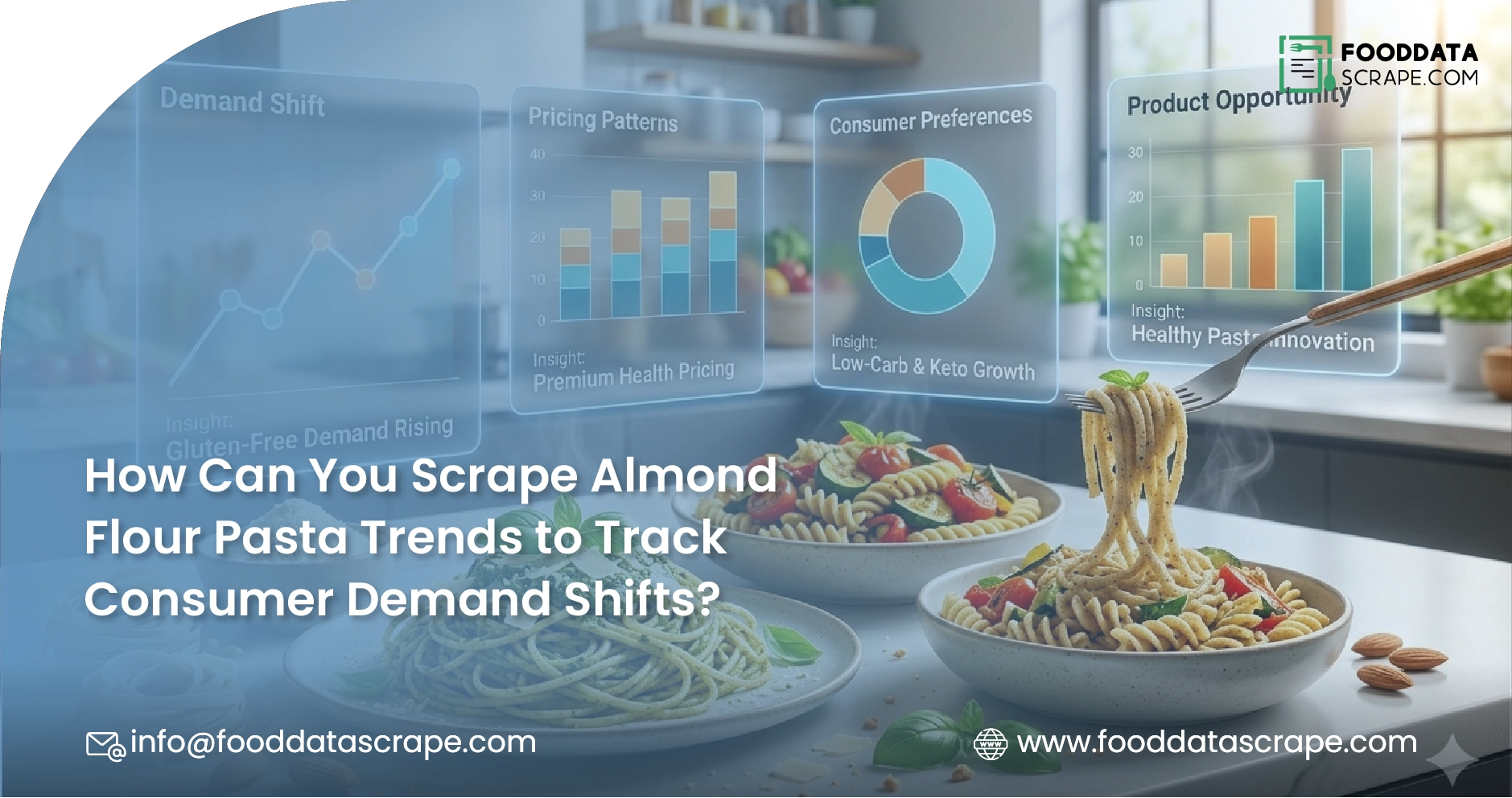 How Can You Scrape Almond Flour Pasta Trends to Track Consumer Demand Shifts?